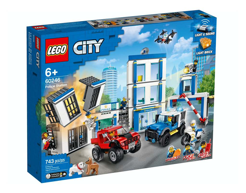60246 Police Station product image 1, provided for visual reference and product detail review