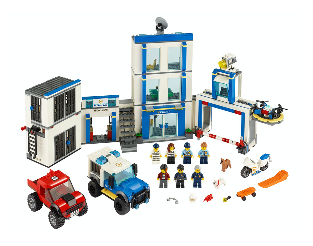 60246 Police Station product image 2, provided for visual reference and product detail review