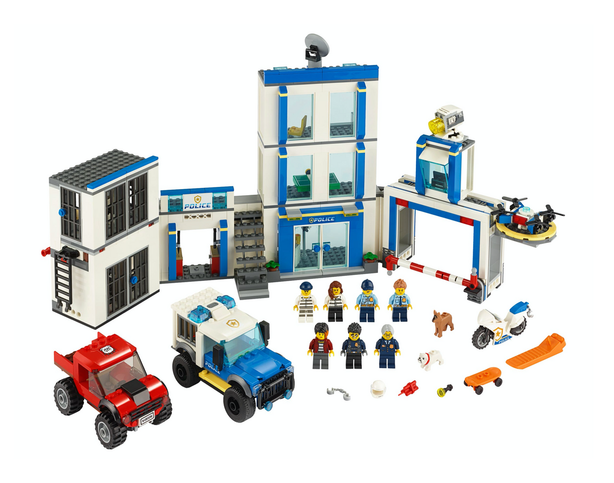 60246 Police Station product image 2, provided for visual reference and product detail review