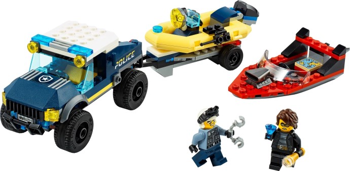 60272 Police Boat Transport product image 3, provided for visual reference and product detail review