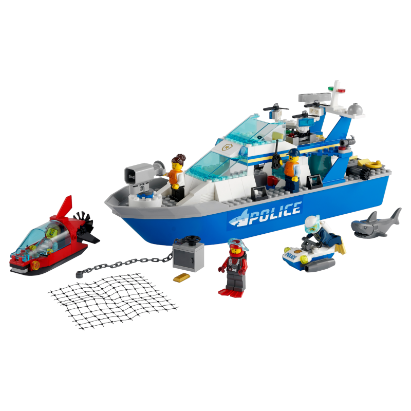 60277 Police Patrol Boat product image 2, provided for visual reference and product detail review