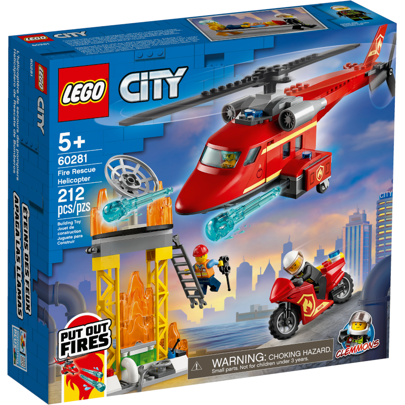 60281 Fire Rescue Helicopter product image 1, provided for visual reference and product detail review