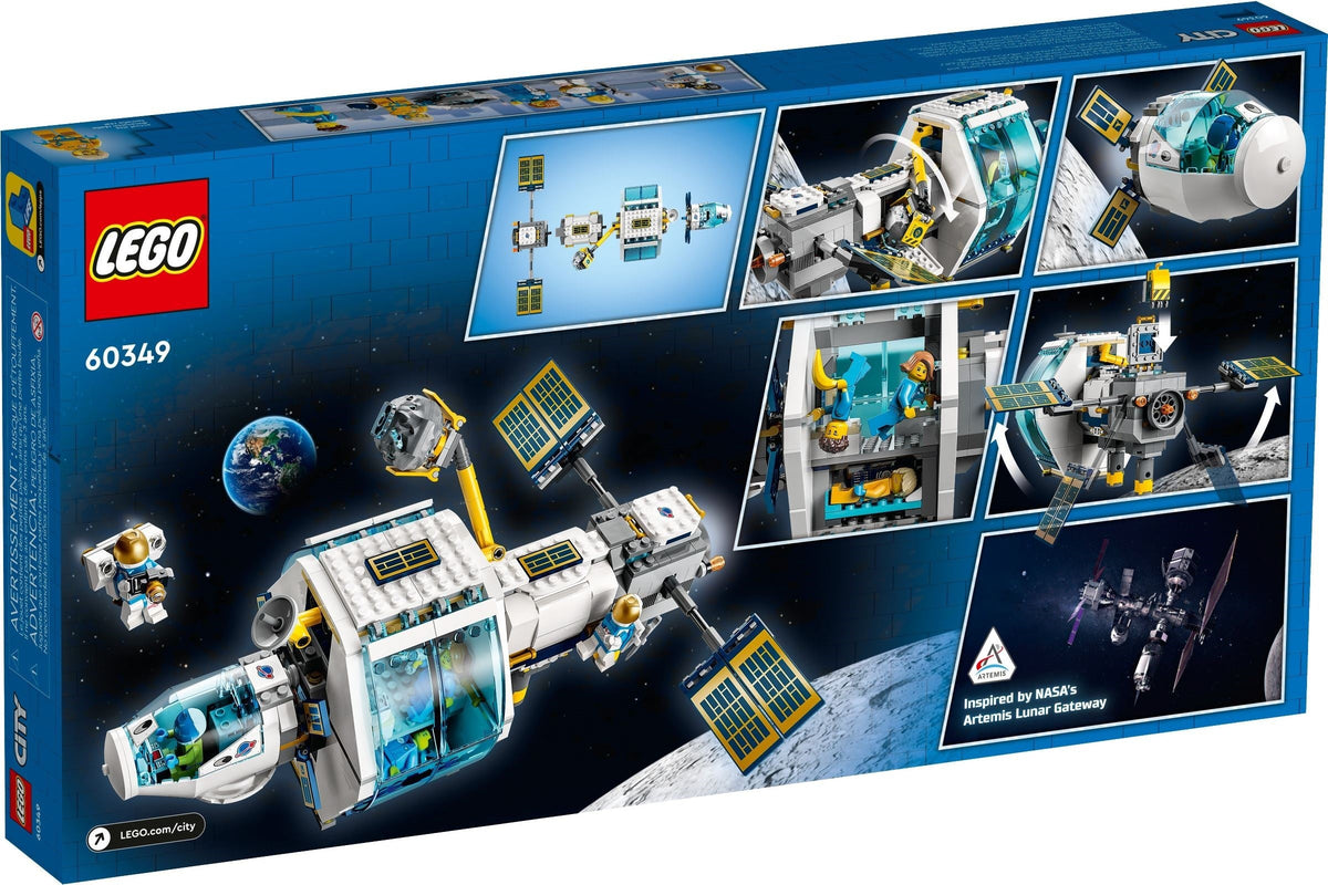 60349 LEGO Lunar Space Station OPEN BOX NEW product image 2, provided for visual reference and product detail review