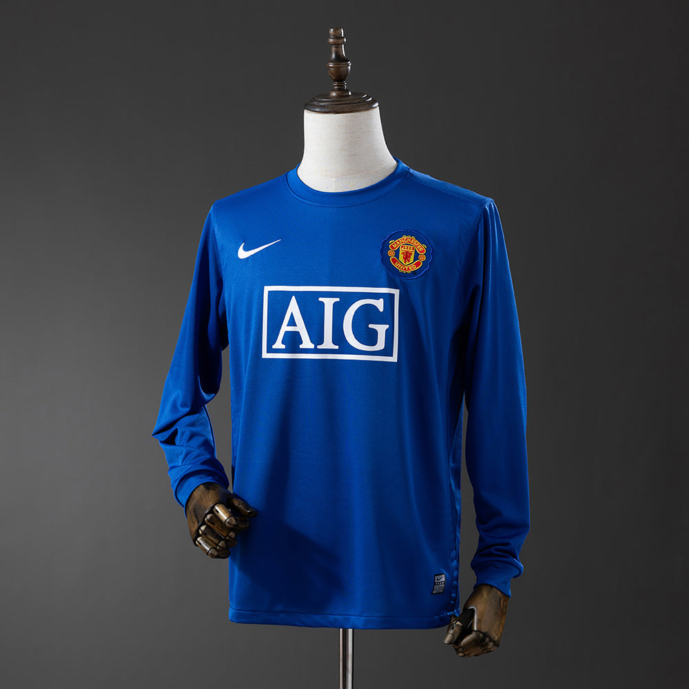 Manchester United Jersey 2008-09 Third Retro Kit Long