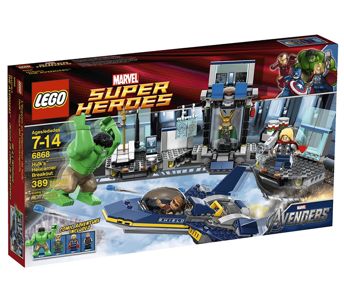 6868 Hulk's Helicarrier Breakout product image 1, provided for visual reference and product detail review