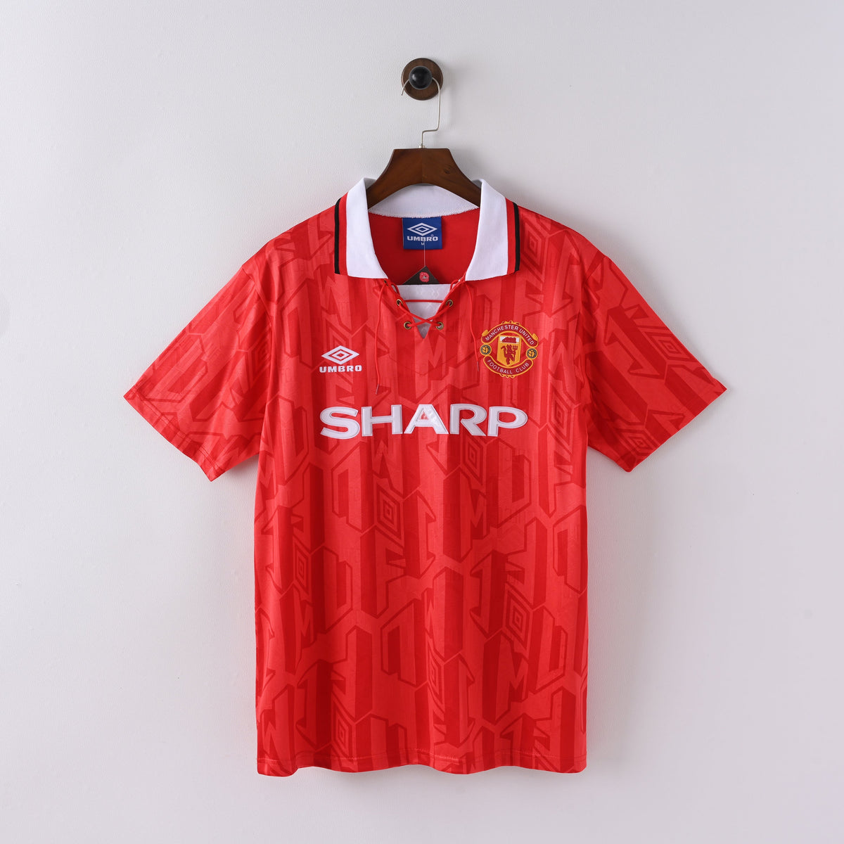 Retro Manchester United Home Jersey 1995 Football Kit Soccer product image 1