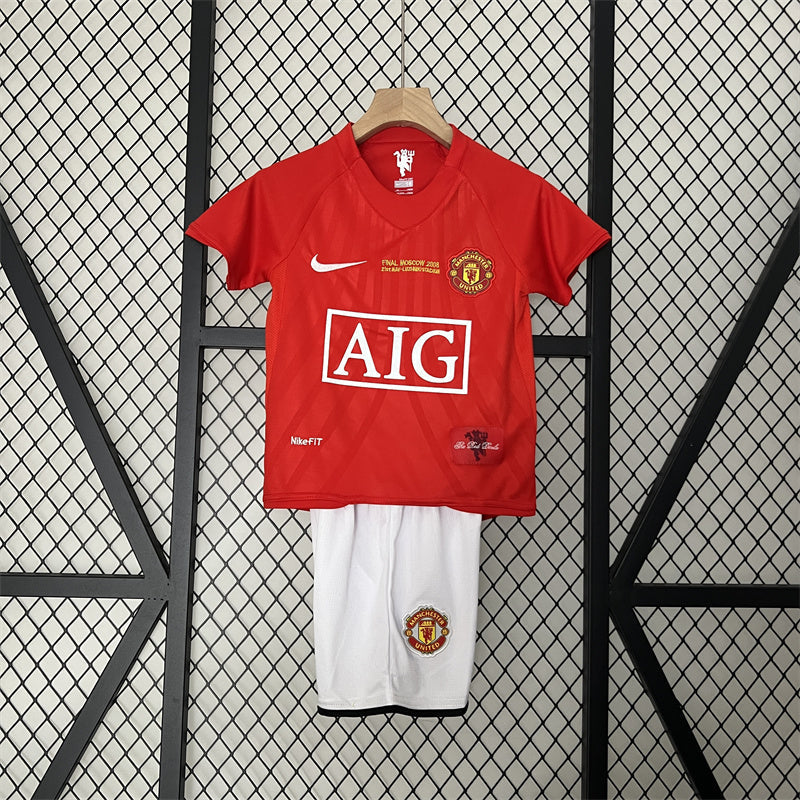 Retro Kids Manchester United Home Jersey 07/08 product image 1