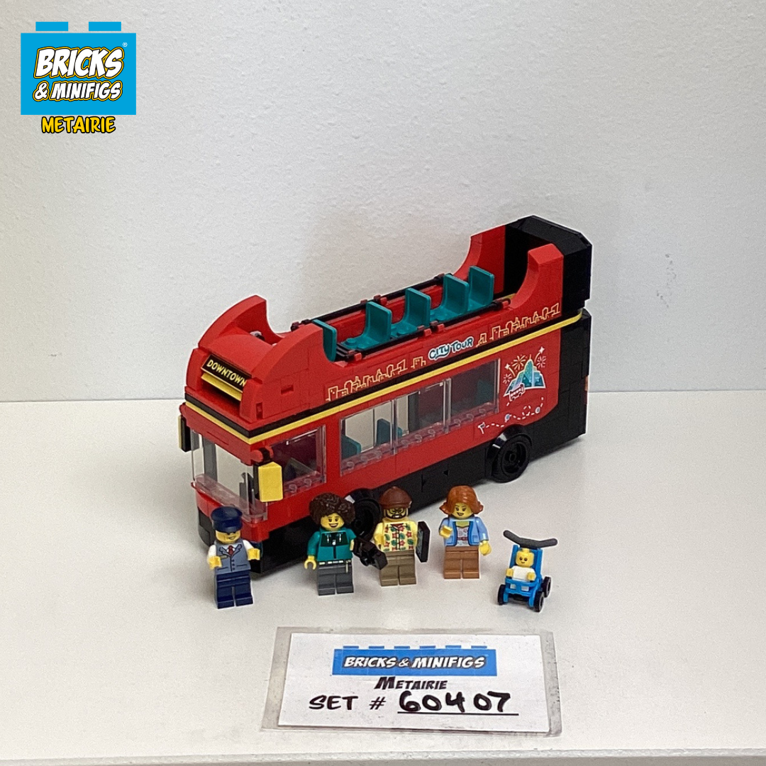 60407 Double-Decker Sightseeing Bus (U) product image 1, provided for visual reference and product detail review
