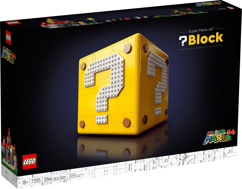 71395 LEGO Super Mario 64 Question Mark Block product image 1, provided for visual reference and product detail review