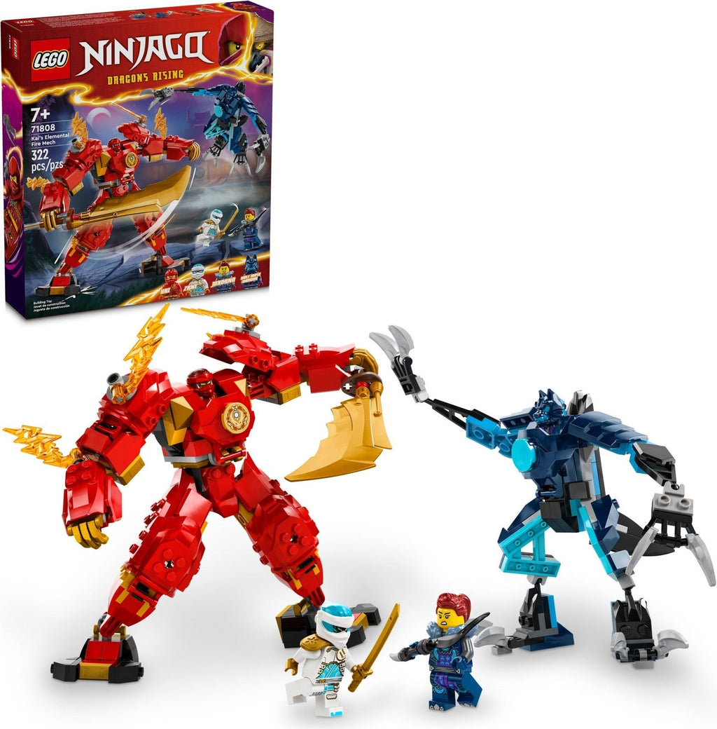 71808 LEGO Kai's Elemental Fire Mech product image 1, provided for visual reference and product detail review