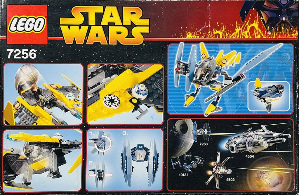7256 LEGO Jedi Starfighter & Vulture Droid PRE-OWNED CERTIFIED product image 2, provided for visual reference and product