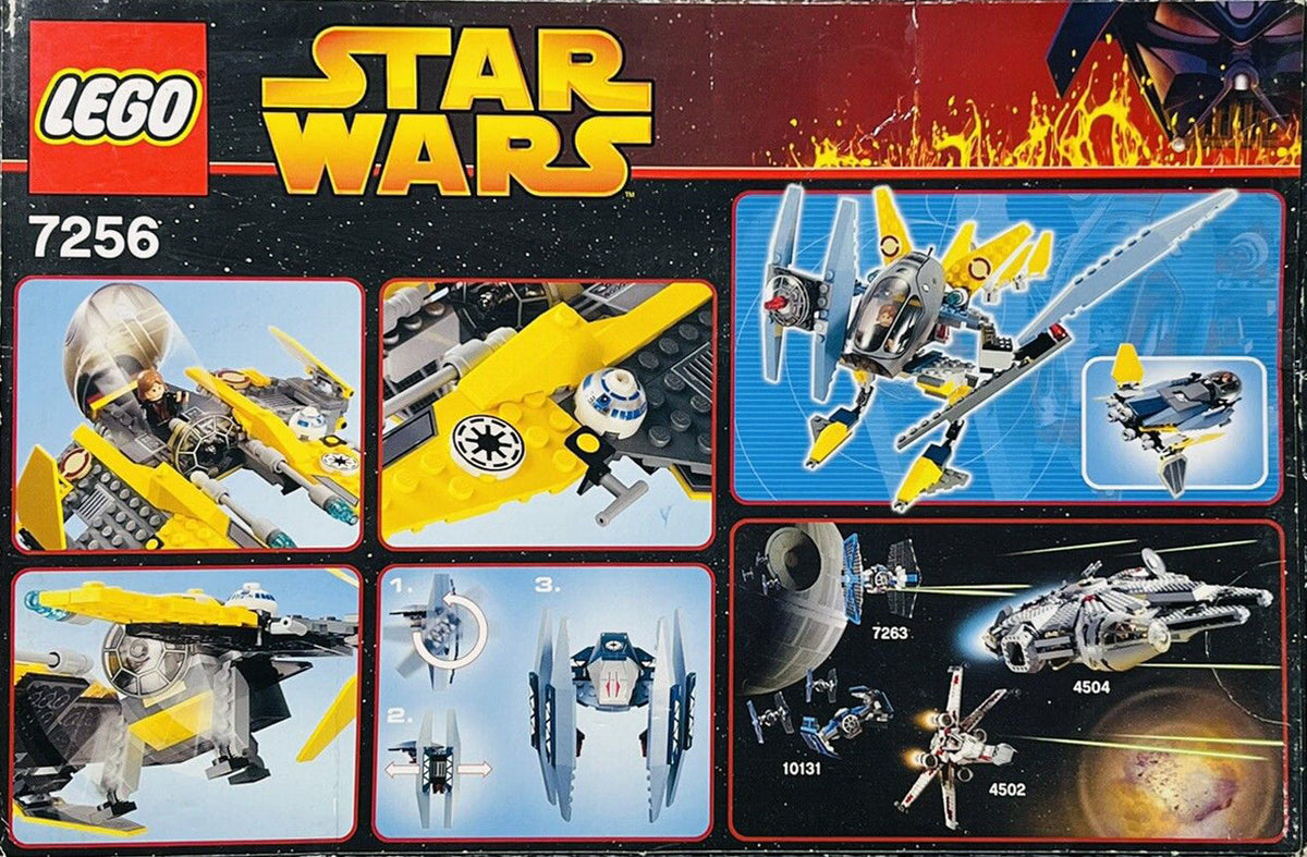 7256 LEGO Jedi Starfighter & Vulture Droid PRE-OWNED CERTIFIED product image 2, provided for visual reference and product