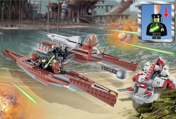 7620 LEGO Wookie Catamaran CERTIFIED PRE-OWNED product image 2, provided for visual reference and product detail review