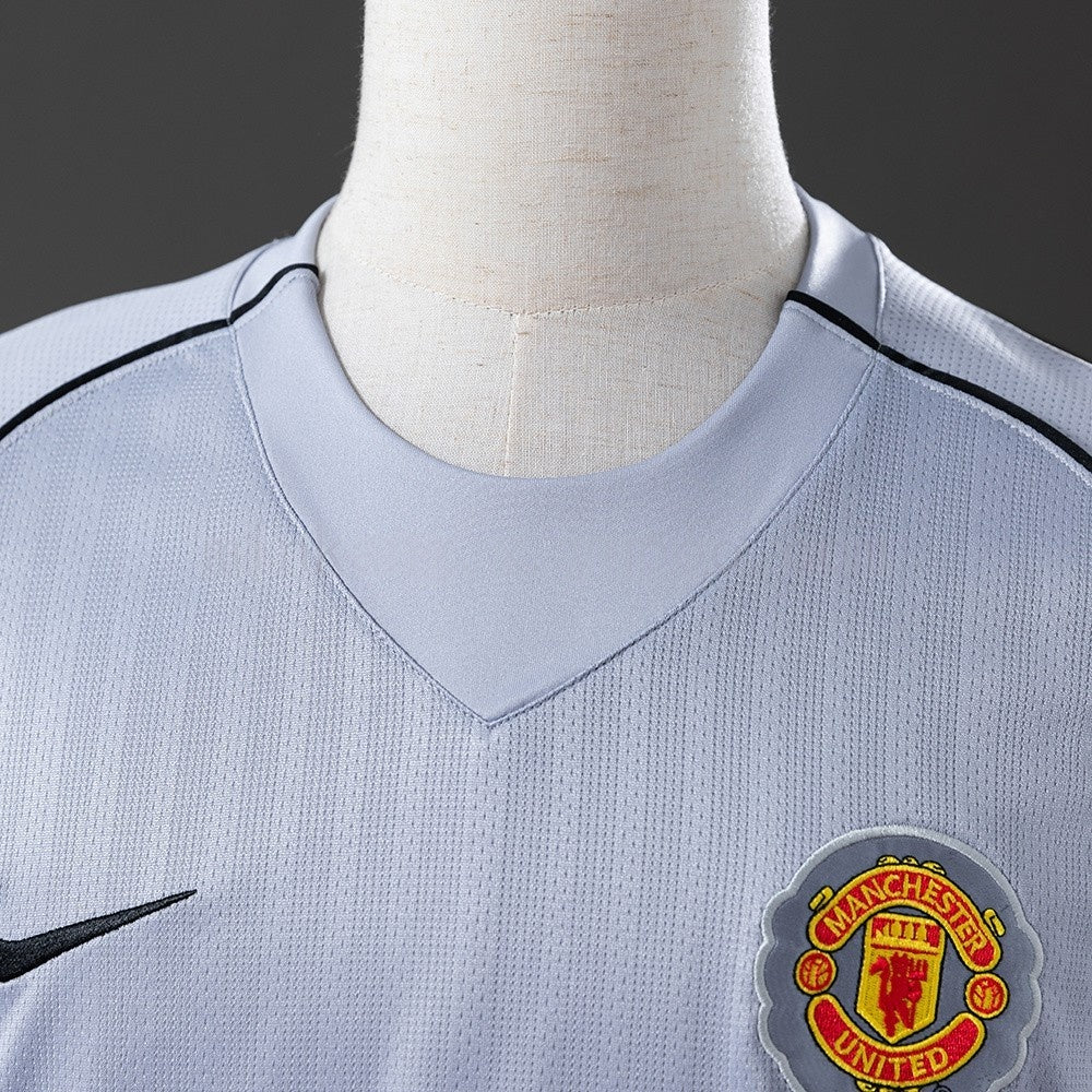 Manchester United Jersey 2007/08 Grey Goalkeepe Retro Kit product image 7