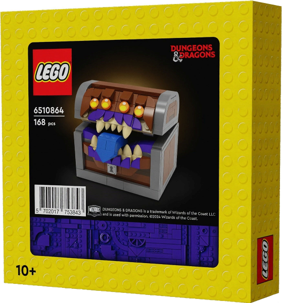 6510865 LEGO Dungeons & Dragons Mimic Dice Box product image 1, provided for visual reference and product detail review
