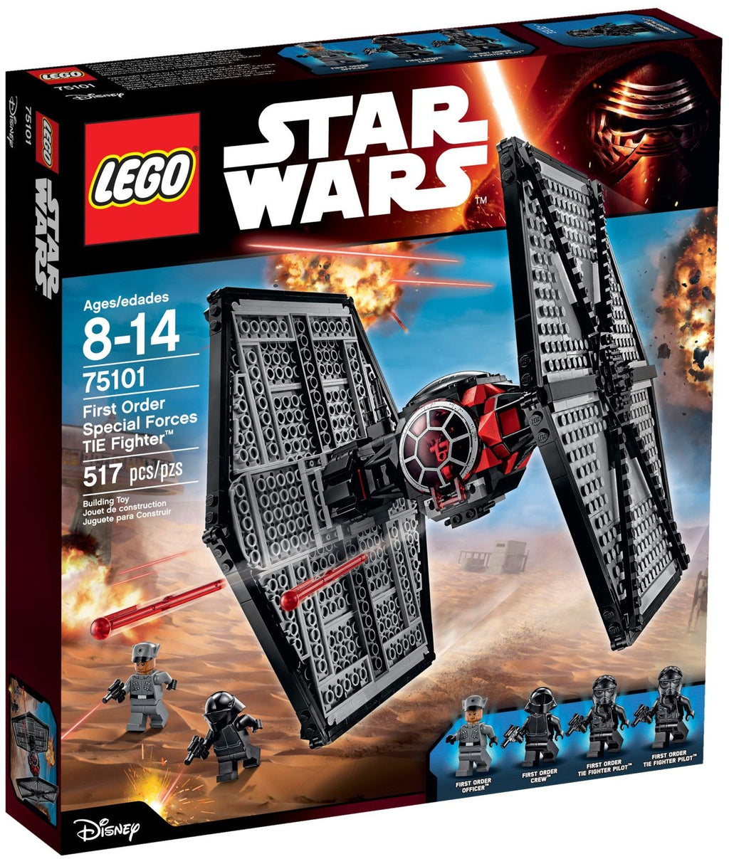 75101 First Order Special Forces TIE Fighter product image 1, provided for visual reference and product detail review