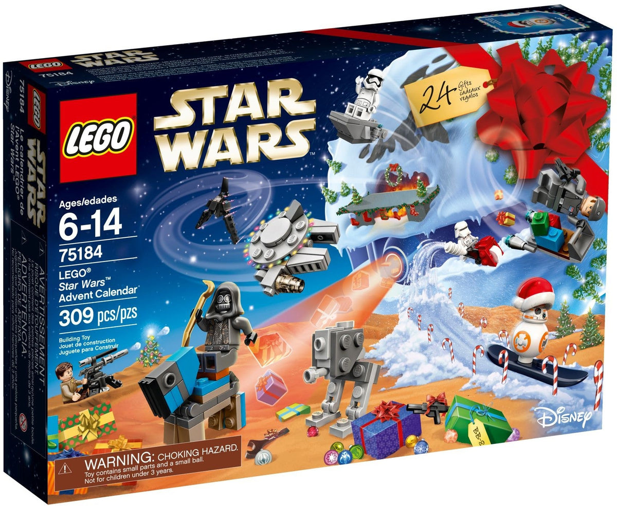75184 LEGO Star Wars Advent Calendar 2017 product image 1, provided for visual reference and product detail review