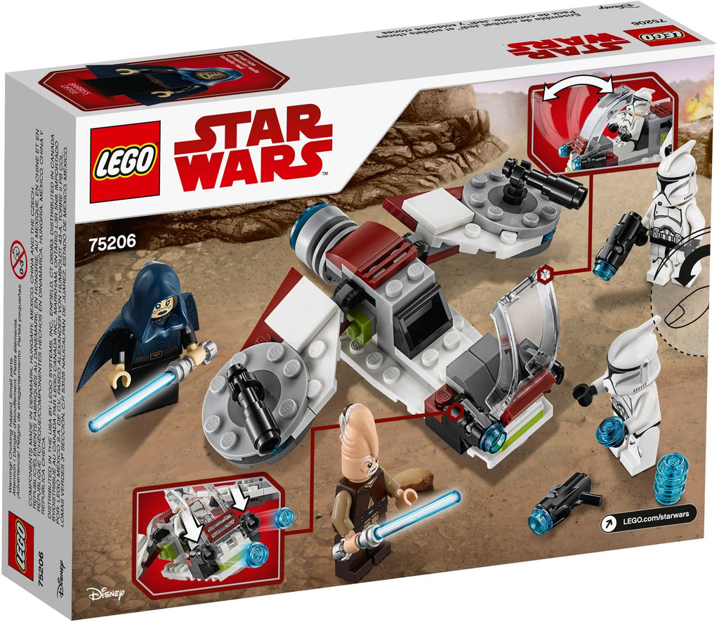LEGO 75206 Jedi and Clone Troopers Battle Pack product image 2, provided for visual reference and product detail review