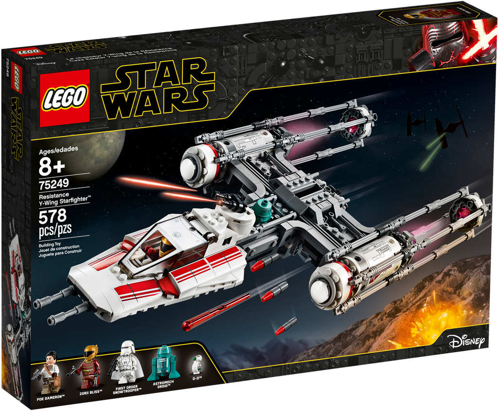 75249 Resistance Y-Wing Starfighter* product image 2, provided for visual reference and product detail review