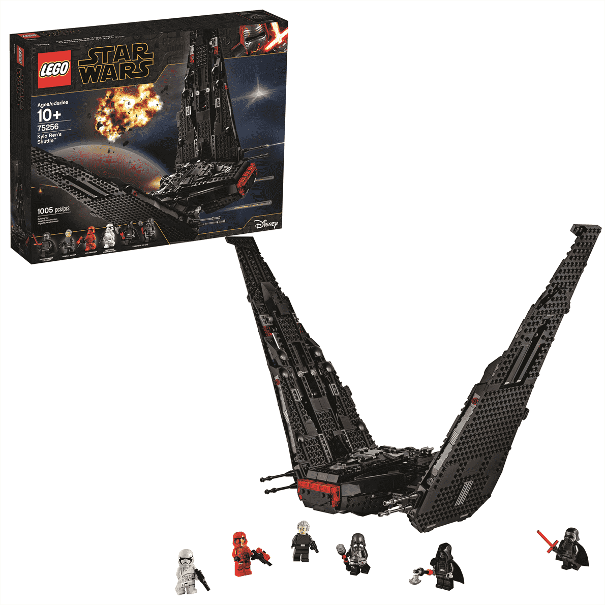 75256 Kylo Ren's Shuttle* product image 1, provided for visual reference and product detail review