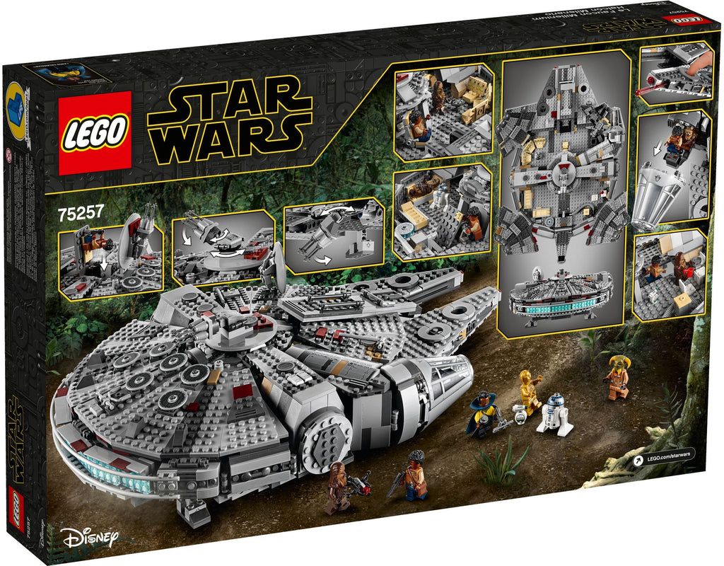 75257 Millennium Falcon™* product image 3, provided for visual reference and product detail review