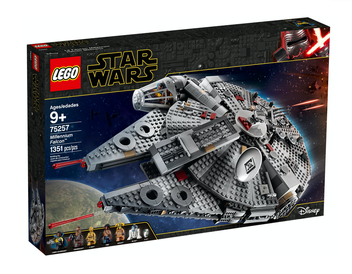 75257 Millennium Falcon™* product image 1, provided for visual reference and product detail review