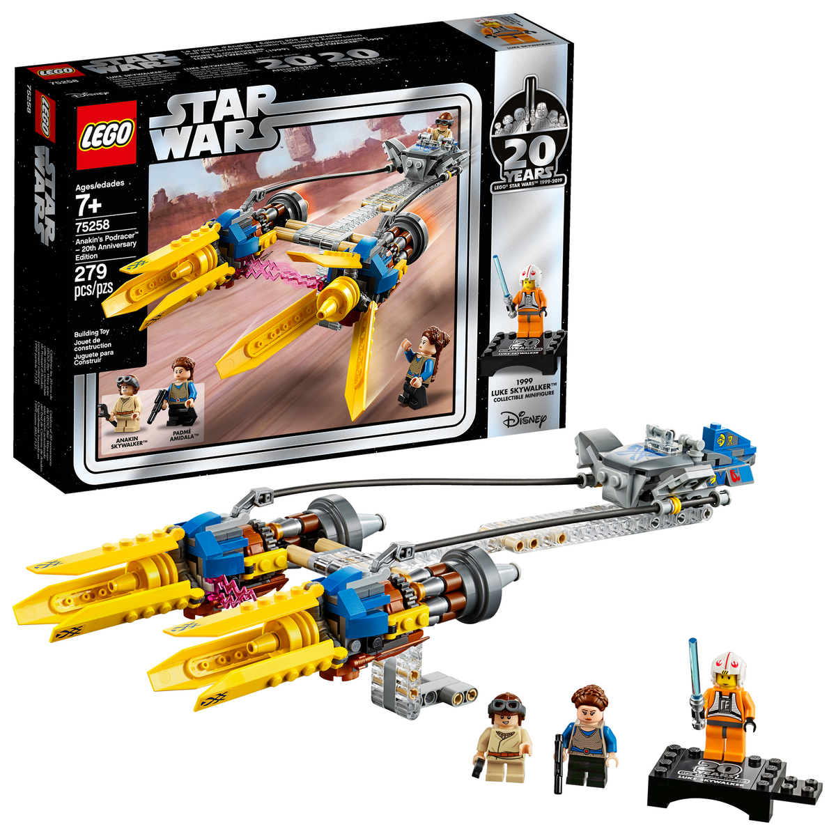 75258 Anakin's Pod Racer - 20th Anniv. product image 2, provided for visual reference and product detail review