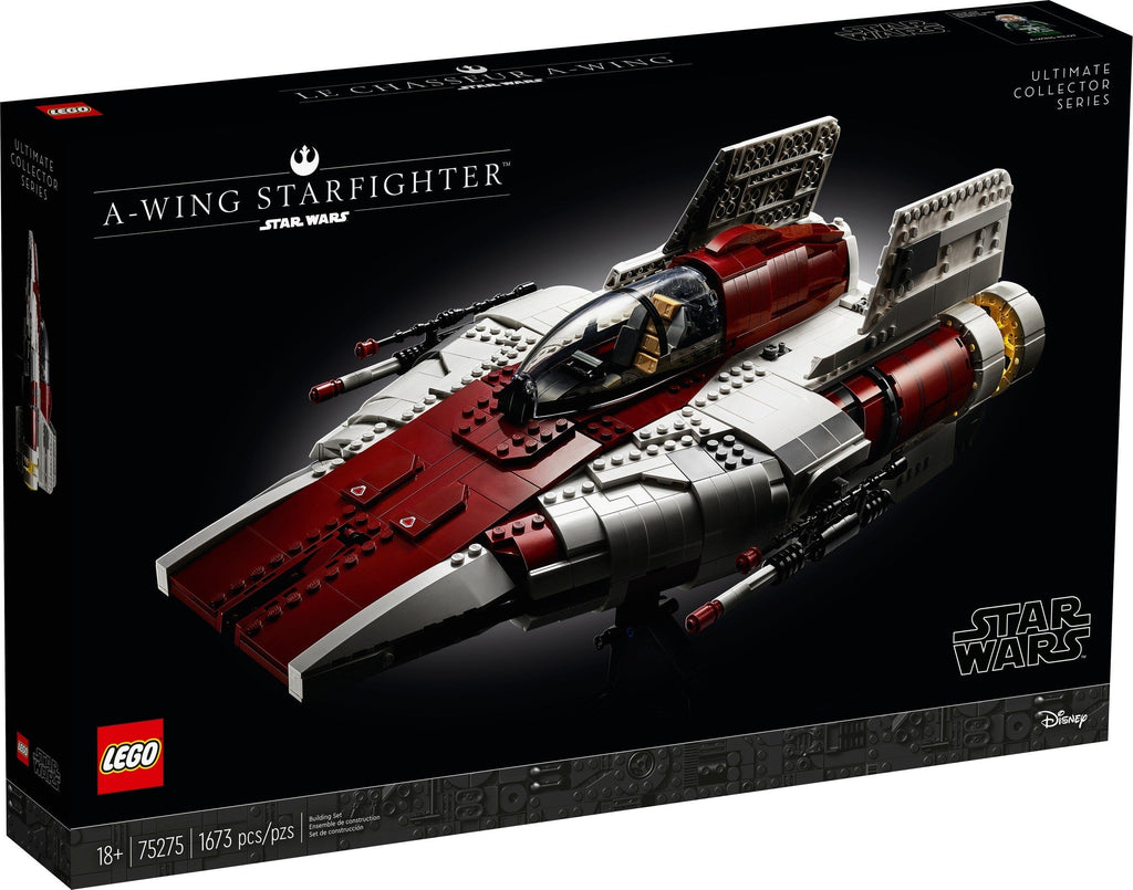 75275 A-wing Starfighter PRE-OWNED CERTIFIED product image 1, provided for visual reference and product detail review