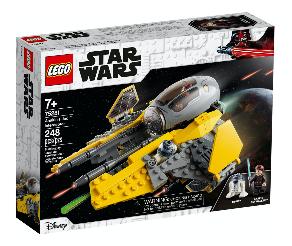 75281 Anakin's Jedi Interceptor* product image 1, provided for visual reference and product detail review