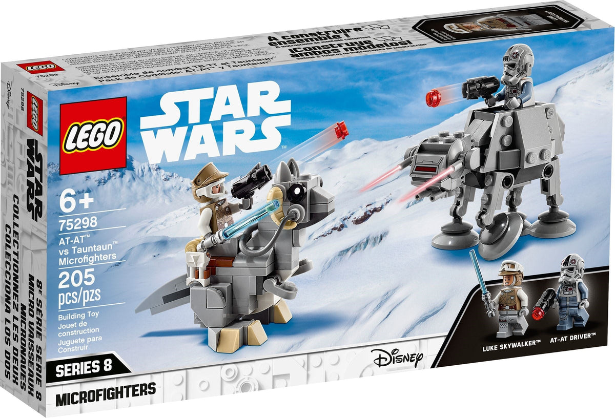 75298 LEGO AT-AT vs Tauntaun Microfighters product image 1, provided for visual reference and product detail review