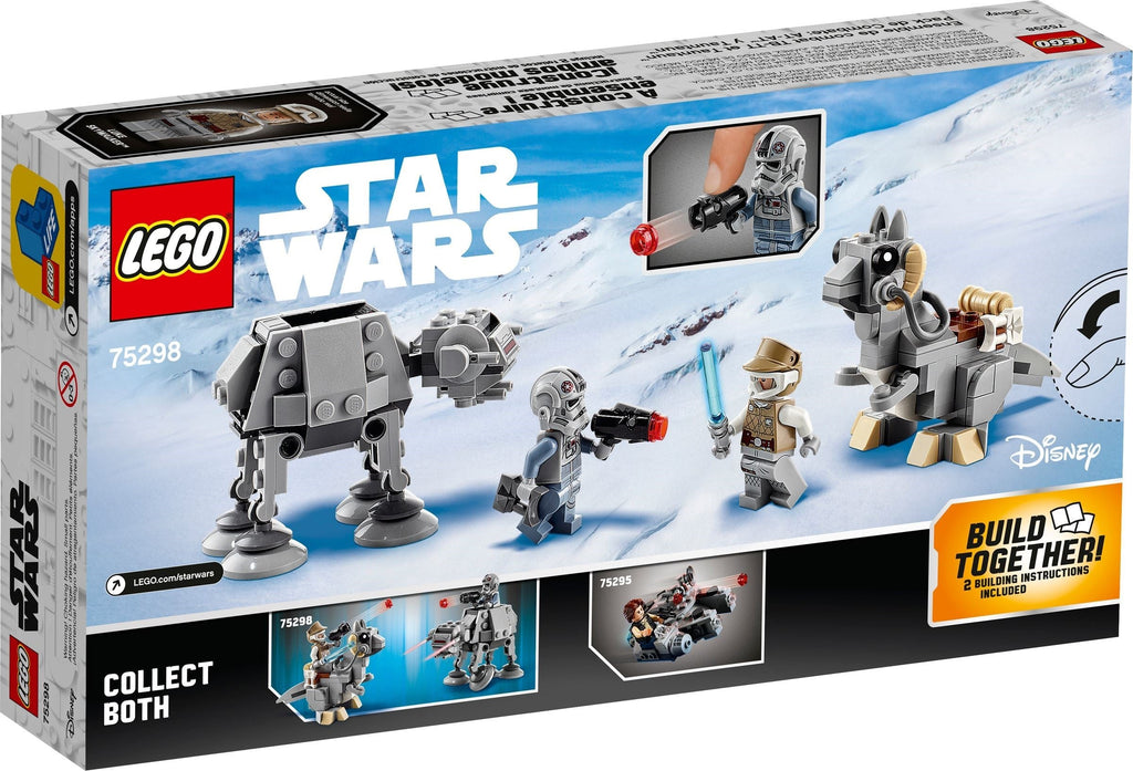 75298 LEGO AT-AT vs Tauntaun Microfighters product image 2, provided for visual reference and product detail review