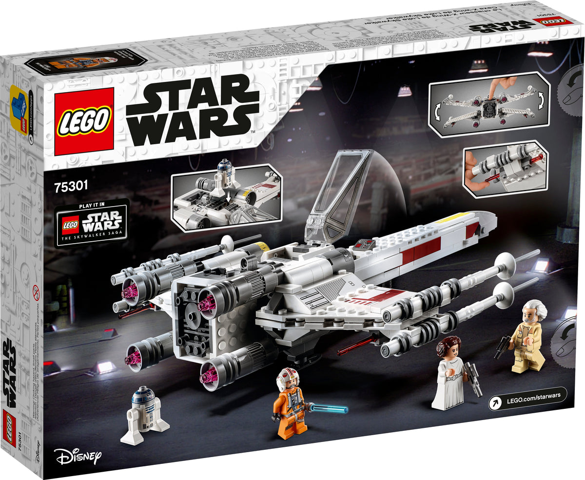 75301 LEGO Luke Skywalker's X-Wing Fighter product image 5, provided for visual reference and product detail review