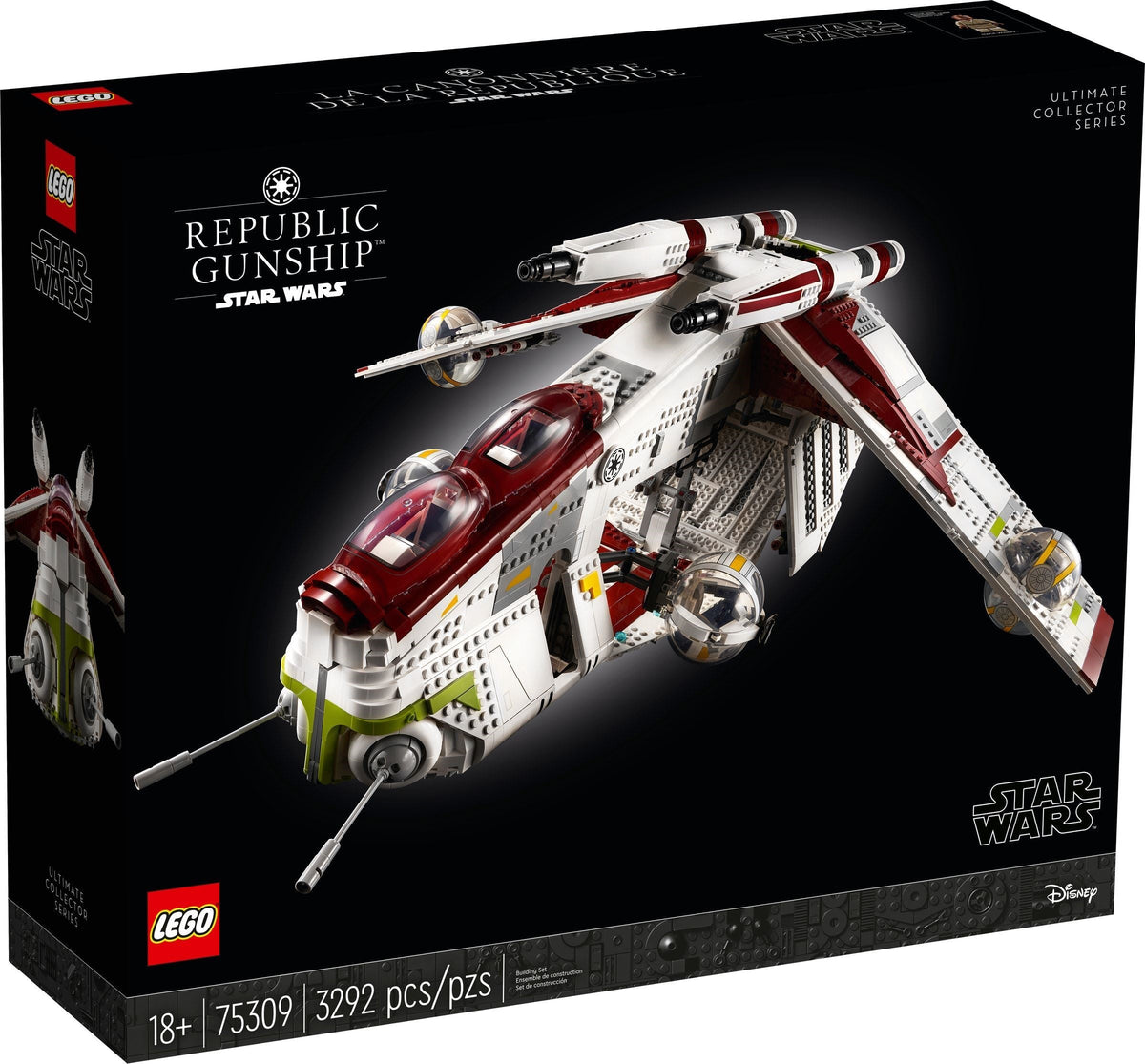 75309 Republic Gunship product image 1, provided for visual reference and product detail review