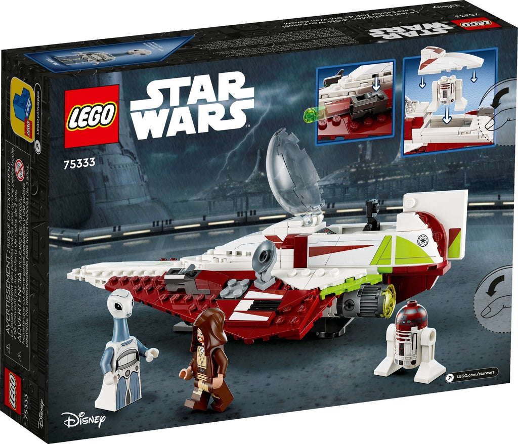 75333 LEGO Obi-Wan Kenobi's Jedi Starfighter product image 2, provided for visual reference and product detail review