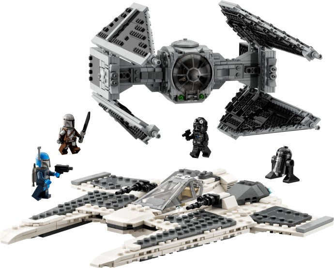 75348 LEGO Mandalorian Fang Fighter vs. TIE Interceptor product image 3, provided for visual reference and product detail