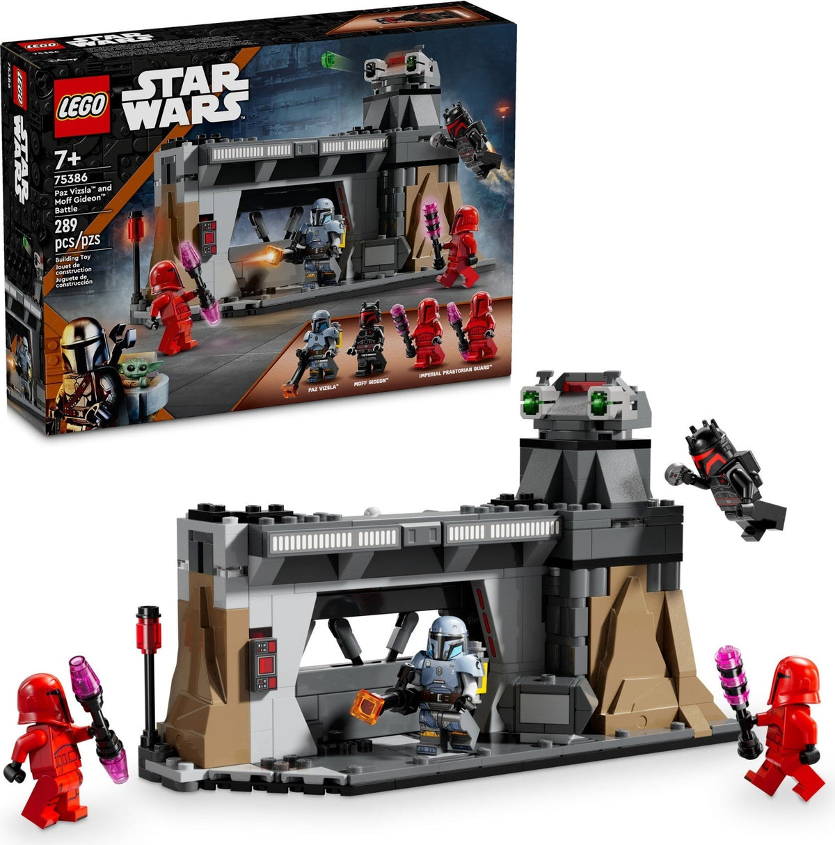 75386 Paz Vizsla and Moff Gideon Battle PRE-OWNED CERTIFIED product image 1, provided for visual reference and product