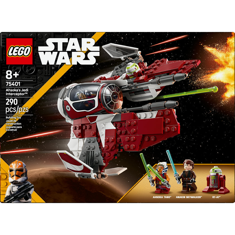 75401 Ahsoka's Jedi Interceptor™ product image 2, provided for visual reference and product detail review