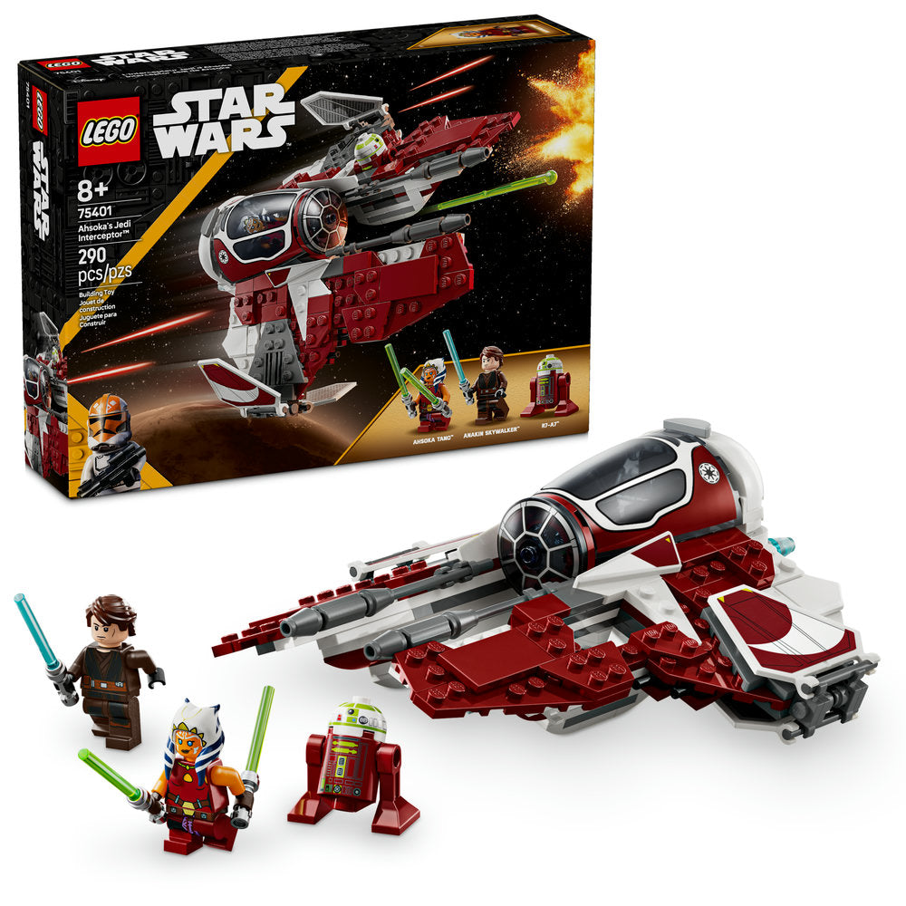 75401 Ahsoka's Jedi Interceptor™ product image 1, provided for visual reference and product detail review