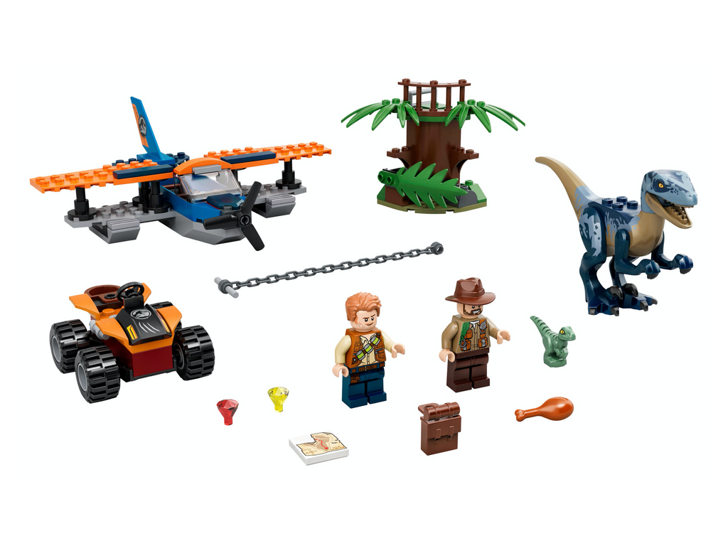 75942 Velociraptor: Biplane Rescue Mission product image 2, provided for visual reference and product detail review