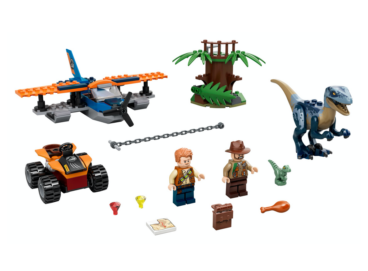 75942 Velociraptor: Biplane Rescue Mission product image 2, provided for visual reference and product detail review