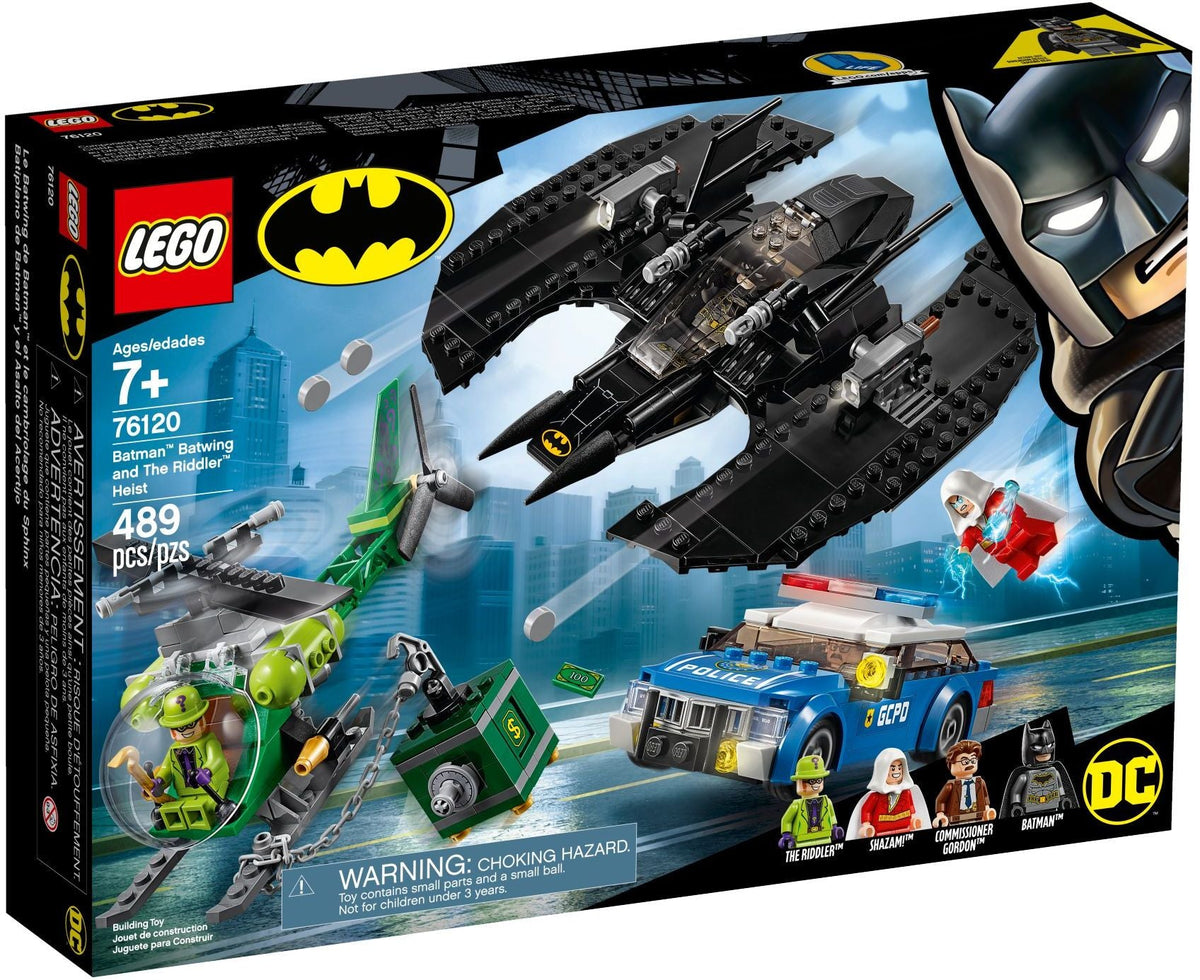 76120 Batwing and The Riddler Heist PRE-OWNED CERTIFIED product image 1, provided for visual reference and product detail