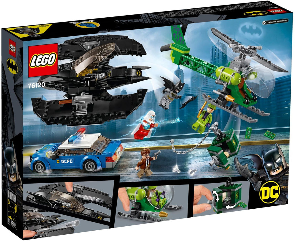 76120 Batwing and The Riddler Heist PRE-OWNED CERTIFIED product image 2, provided for visual reference and product detail