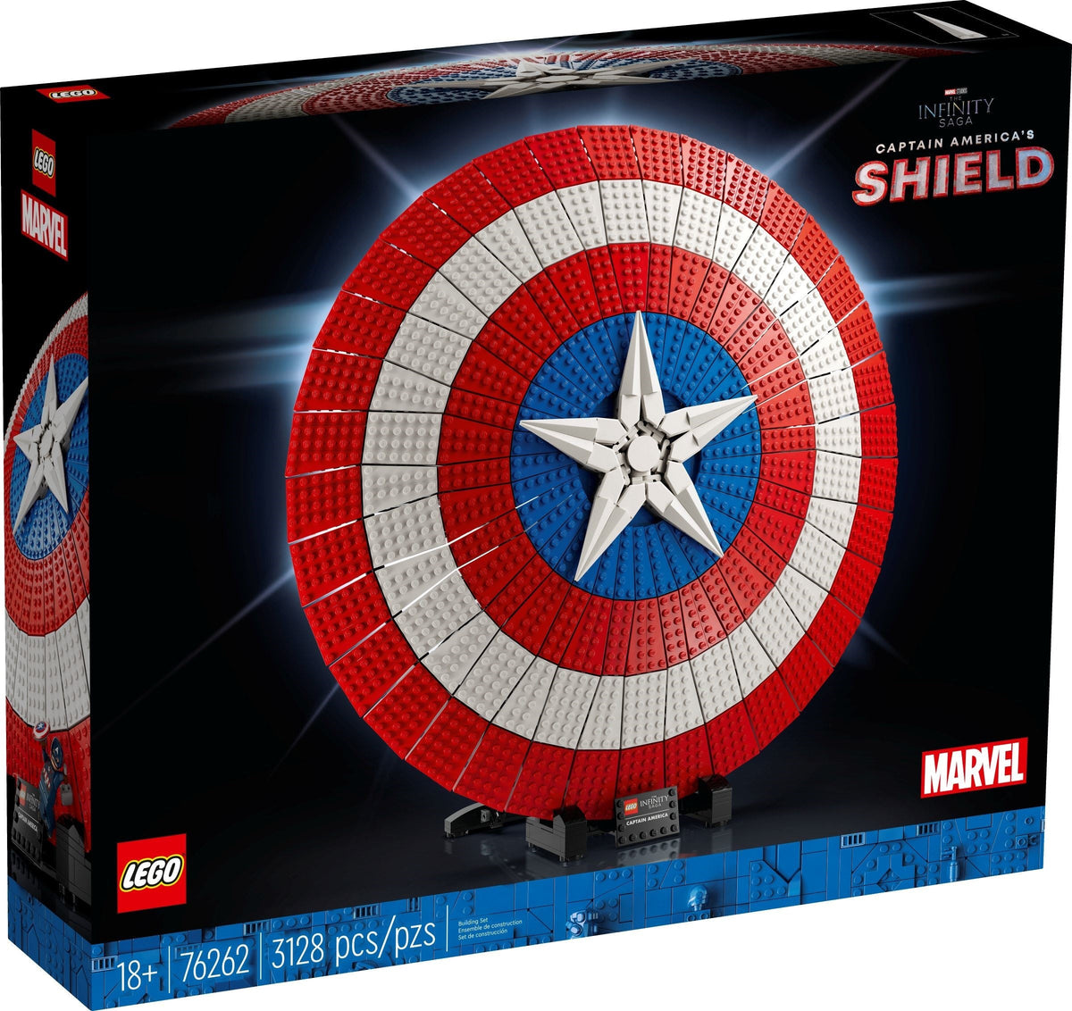 76262 Captain America's Shield product image 1, provided for visual reference and product detail review