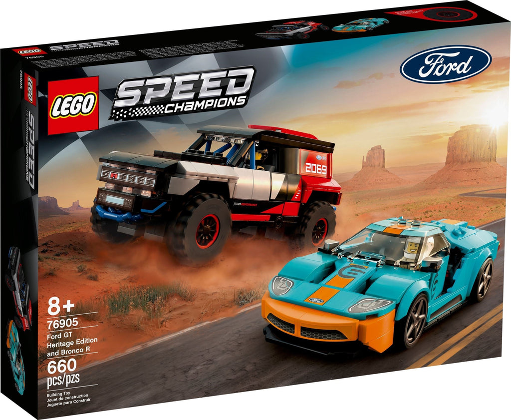76905 LEGO Ford GT Heritage Edition and Bronco R CERTIFIED PRE-OWNED product image 1, provided for visual reference and