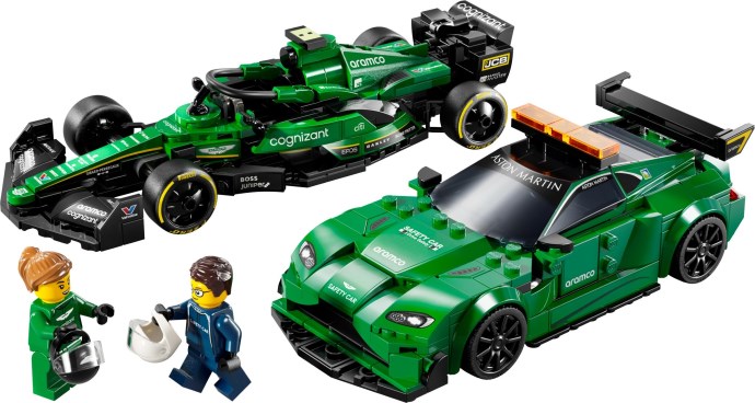 76925 LEGO Aston Martin Vantage Safety Car & AMR23 product image 2, provided for visual reference and product detail review