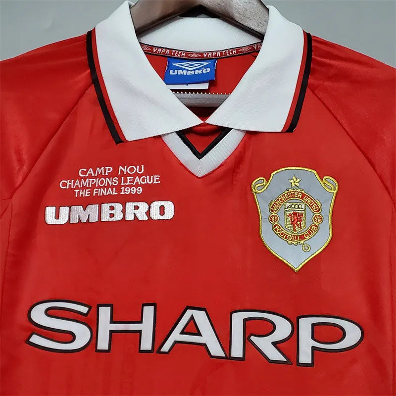 Manchester United Jersey Home Kit 1999/00 Retro Long product image 3