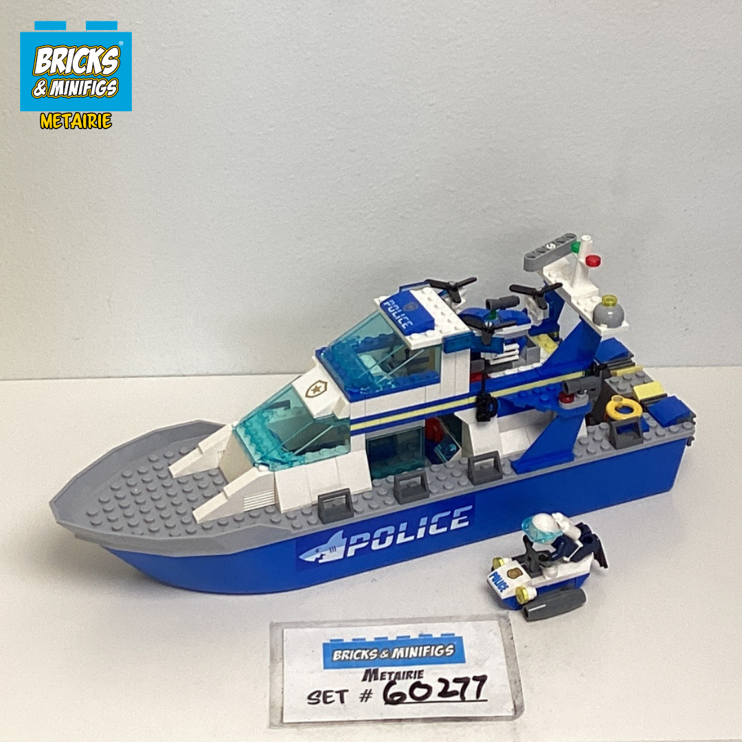 60277 Police Patrol Boat (U1) product image 1, provided for visual reference and product detail review