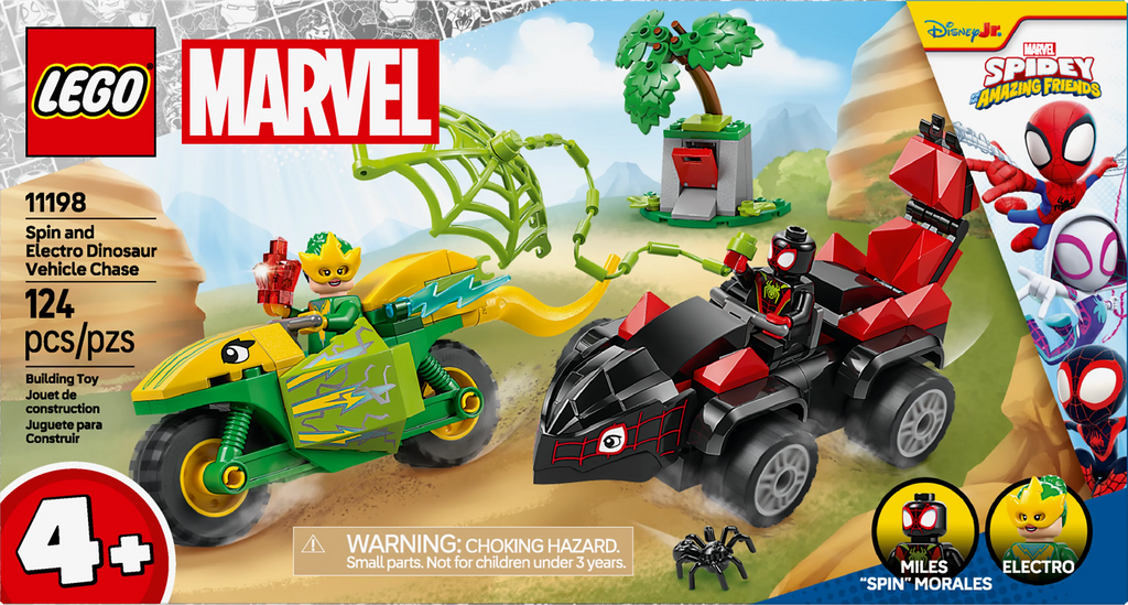 11198 Spin and Electro Dinosaur Vehicle Chase product image 2, provided for visual reference and product detail review