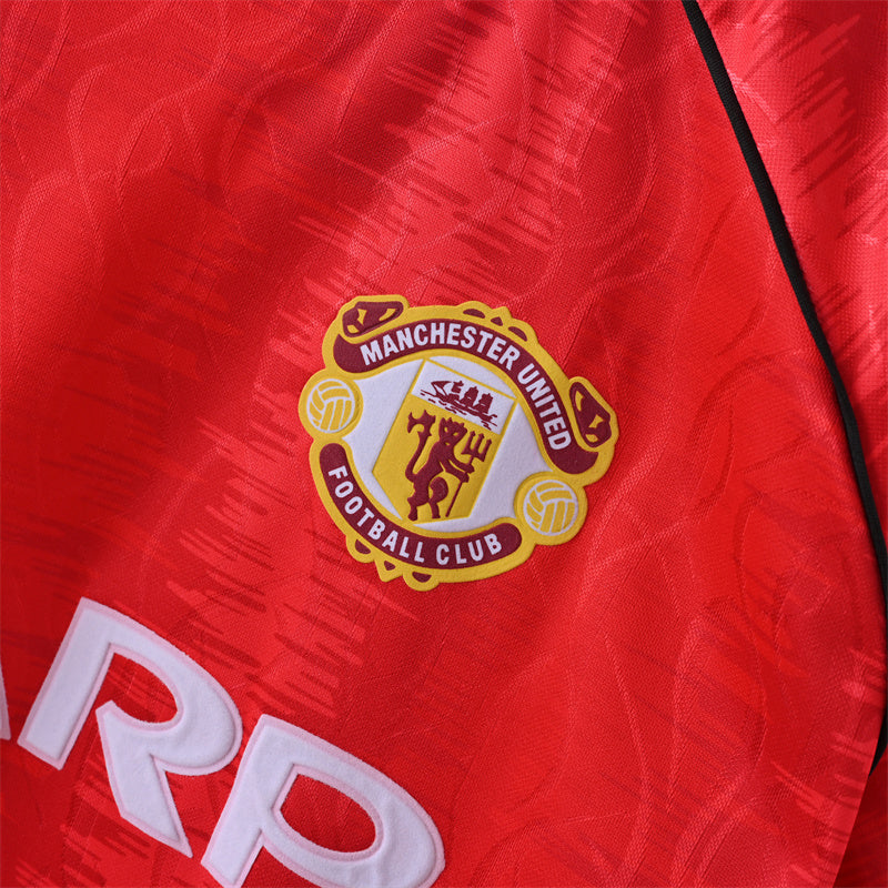 Retro Manchester United Jersey 1991-92 Home Football Kit product image 6