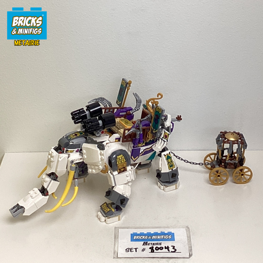 80043 Yellow Tusk Elephant (U2) product image 1, provided for visual reference and product detail review